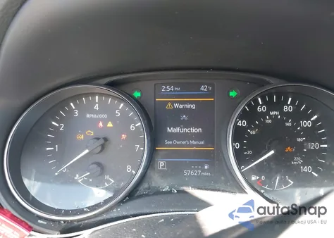 2018 Nissan Rogue Sv z USA, uszkodzony, nr VIN 5N1AT2MV7JC831813